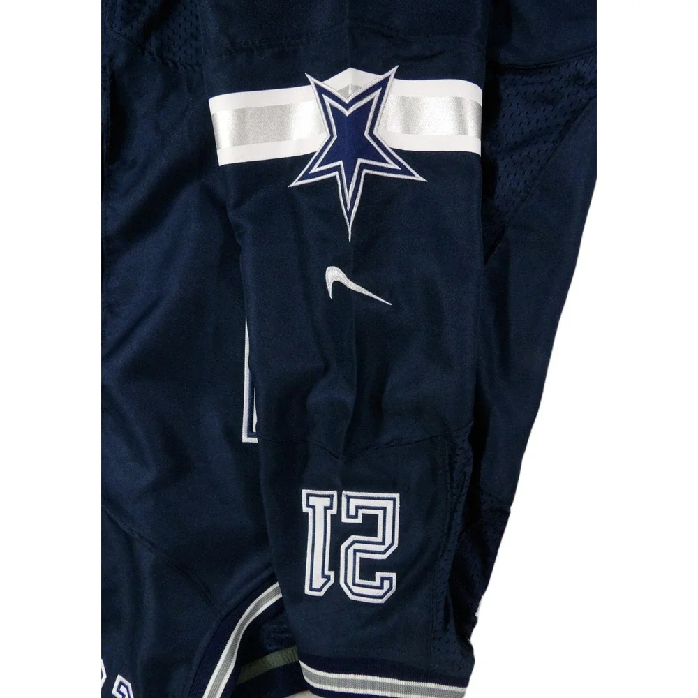 Nike Dallas Cowboys Ezekiel Elliott 21 Jersey Men 52 XXL Blue Stitched Football